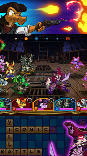 Gameplay screenshots of the Neopets: Legends and letters for iPad, iPhone or iPod.