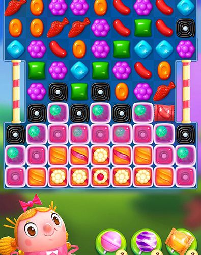 Gameplay screenshots of the Candy crush friends saga for iPad, iPhone or iPod.