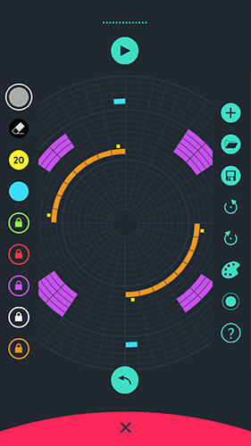 Gameplay screenshots of the OCO for iPad, iPhone or iPod.
