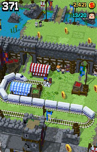 Gameplay screenshots of the Tracky train for iPad, iPhone or iPod.
