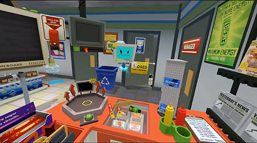 Gameplay screenshots of the Job simulator for iPad, iPhone or iPod.