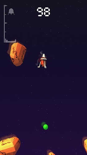 Gameplay screenshots of the Lander pilot for iPad, iPhone or iPod.