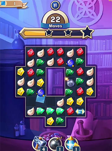 Gameplay screenshots of the Matchland quest for iPad, iPhone or iPod.