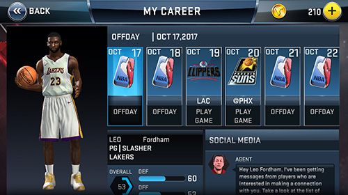 Gameplay screenshots of the NBA 2K18 for iPad, iPhone or iPod.