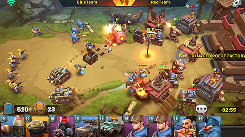 Gameplay screenshots of the Battle boom for iPad, iPhone or iPod.