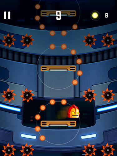 Gameplay screenshots of the Bouncy tins for iPad, iPhone or iPod.