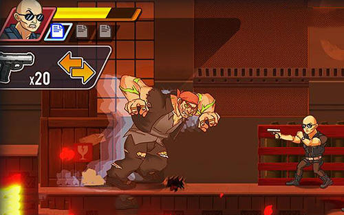 Gameplay screenshots of the Fist of rage: 2D battle platformer for iPad, iPhone or iPod.
