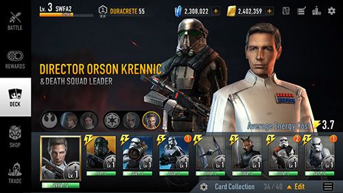 Gameplay screenshots of the Star wars: Force arena for iPad, iPhone or iPod.