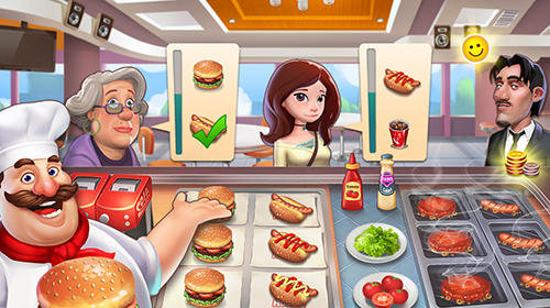 Gameplay screenshots of the Happy cooking: Chef fever for iPad, iPhone or iPod.