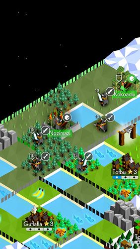 Gameplay screenshots of the The battle of Polytopia for iPad, iPhone or iPod.