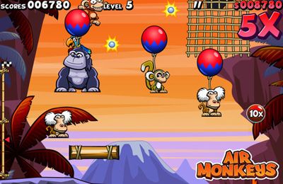 Free Air Monkeys - download for iPhone, iPad and iPod.