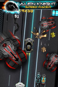 Free Alien vs Knight Speed Racer Pro - A Bike Race Through Clash City - download for iPhone, iPad and iPod.