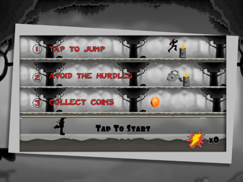 Free Amazing Ninja Stickman - download for iPhone, iPad and iPod.