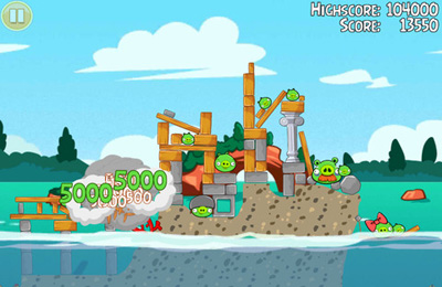 Free Angry Birds Seasons: Water adventures - download for iPhone, iPad and iPod.