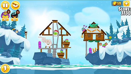 Free Angry birds. Seasons: Ski or squeal - download for iPhone, iPad and iPod.
