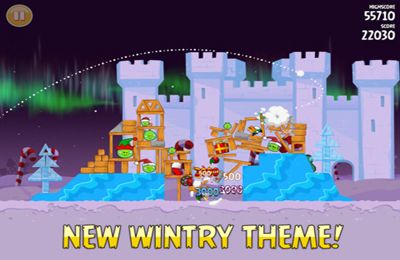 Free Angry Birds Seasons: Winter Wonderham - download for iPhone, iPad and iPod.
