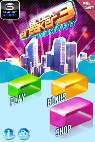 Free Block breaker 3: Unlimited - download for iPhone, iPad and iPod.