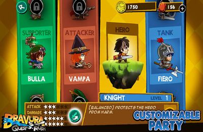 Free Bravura - Quest Rush - download for iPhone, iPad and iPod.