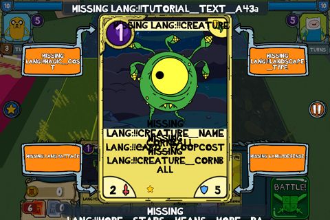 Free Card wars: Adventure time - download for iPhone, iPad and iPod.