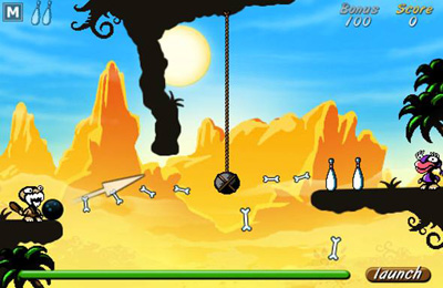 Free Cave Bowling - download for iPhone, iPad and iPod.