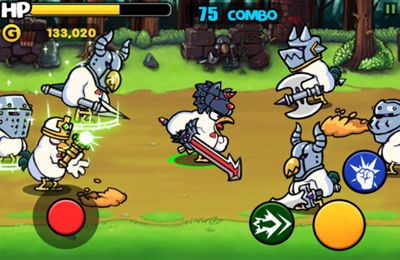 Free Chicken Revolution : Warrior - download for iPhone, iPad and iPod.
