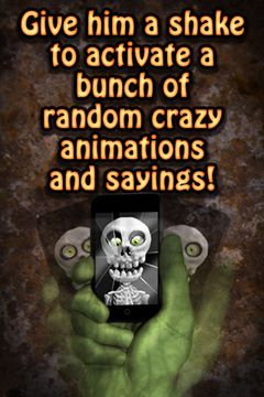Free Crazy Skeleton - download for iPhone, iPad and iPod.