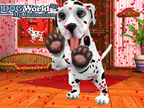 Game Dog world 3D: My dalmatian for iPhone free download.