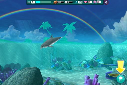 Free Dolphin paradise: Wild friends - download for iPhone, iPad and iPod.