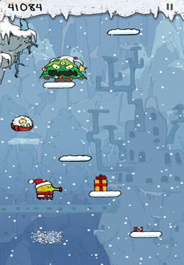 Free Doodle Jump Christmas Special - download for iPhone, iPad and iPod.