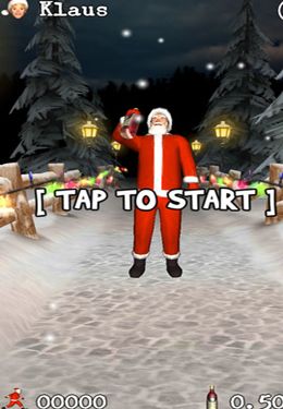 Free Drunken Santa Klaus - download for iPhone, iPad and iPod.