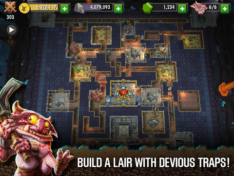 Free Dungeon Keeper - download for iPhone, iPad and iPod.