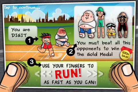 Free Finger olympic - download for iPhone, iPad and iPod.