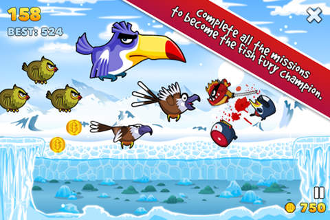Free Fish fury - download for iPhone, iPad and iPod.