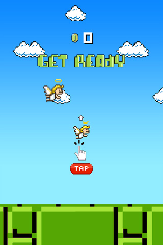 Free Flappy angel - download for iPhone, iPad and iPod.