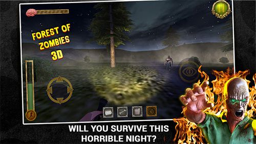 Free Forest of zombies 3D: Deluxe - download for iPhone, iPad and iPod.