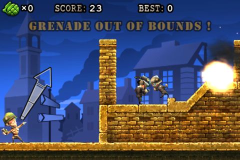 Free Grenade warrior - download for iPhone, iPad and iPod.