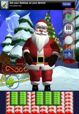 Free Happy Talking Santa - download for iPhone, iPad and iPod.