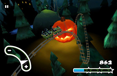 Free Haunted 3D Rollercoaster Rush - download for iPhone, iPad and iPod.