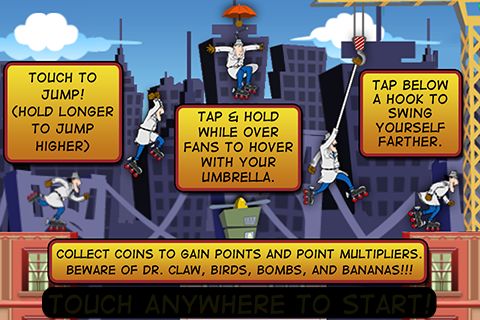 Free Inspector Gadget's mad dash - download for iPhone, iPad and iPod.