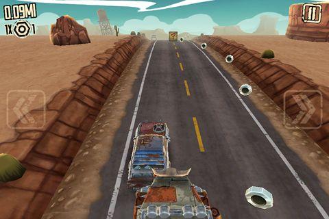 Free Mad road driver - download for iPhone, iPad and iPod.