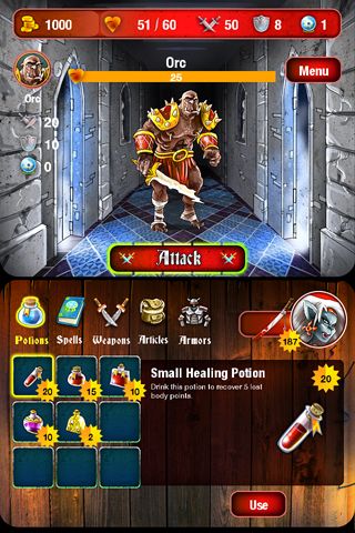 Free Mighty dungeons - download for iPhone, iPad and iPod.