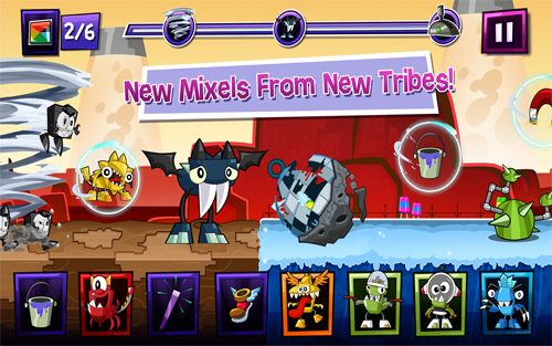 Free Mixels rush - download for iPhone, iPad and iPod.