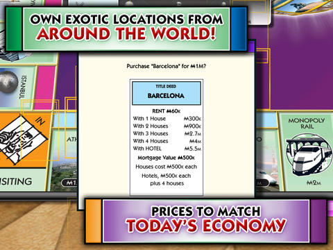 Free Monopoly Here and Now: The World Edition - download for iPhone, iPad and iPod.