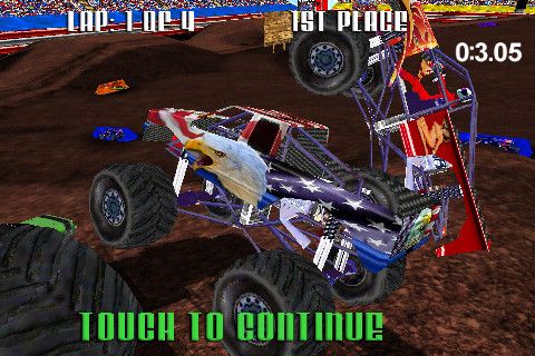 Free Monster Truck Racing - download for iPhone, iPad and iPod.