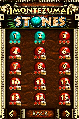 Free Montezuma stones - download for iPhone, iPad and iPod.