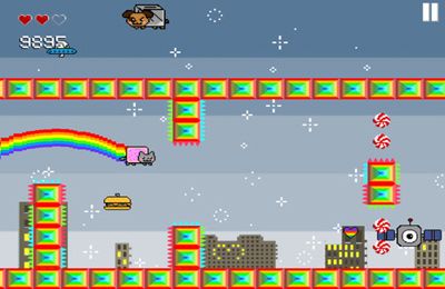Free Nyan Cat Adventure - download for iPhone, iPad and iPod.