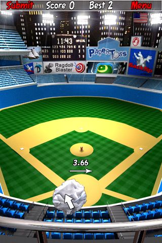 Free Paper toss: World tour - download for iPhone, iPad and iPod.