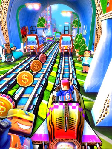 Free Paper train rush - download for iPhone, iPad and iPod.