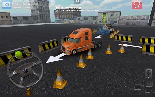 Free Parking truck: Deluxe - download for iPhone, iPad and iPod.