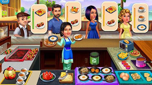 Gameplay screenshots of the Patiala babes: Cooking cafe for iPad, iPhone or iPod.